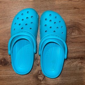 Blue crocs